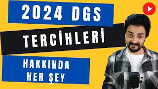 2024 DGS TERCİHLERİ HAKKINDA HER ŞEY [upl. by Arretak497]