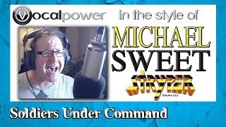 How To Sing Better High Notes in the Style of Michael Sweet  High Note F5  Vocal Power [upl. by Fidelis]