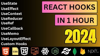 All React Hooks Explained in 1 Hour  React JS Hooks Interview Questions  React Hooks Crash Course [upl. by Skyler468]