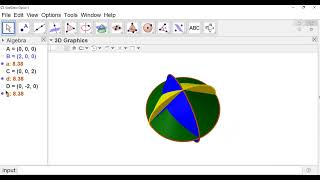 GeoGebra animations  3D Graphics  Cones [upl. by Trenna888]