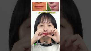 Face massage for smile lines 🫡smilelines antiaging wrinkles beautytips faceyoga asmr [upl. by Isleen]