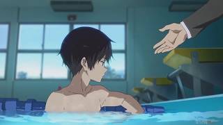 Makoto saca a Haru del agua  MakoHaru [upl. by Yobybab306]