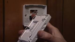 Install A Honeywell Thermostat RTH111B [upl. by Marlyn144]