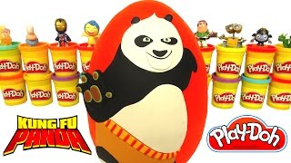 Kung Fu Panda Po Sürpriz Yumurta Oyun Hamuru  Kung Fu Panda 3 Oyuncakları Emoji Transformers [upl. by Rehpotirhc]