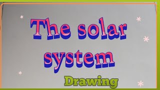 The Solar systemhow to draw the solar systemsolar system planet drawingthemaghimomvideosyoutube [upl. by Marriott618]