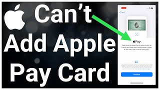 How To Fix Unable To Add Card To Apple Pay [upl. by Merce196]