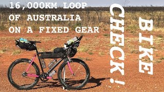 16000km fixie BIKEPACKING setup 🇦🇺 IPWR [upl. by Encratis]