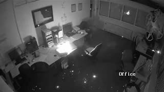 Laptop explodes in Letchworth office [upl. by Oilime]