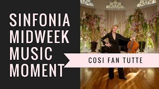 Mozart Cosi fan tutte overture  SINFONIA MIDWEEK MUSIC MOMENT [upl. by Gilroy484]