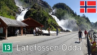 Norway Rv 13 Låtefossen  Odda [upl. by Aker]