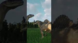 When Spinoraptors Get Playful jumpscare jwe2 shorts [upl. by Isoj]