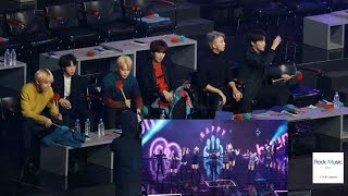 방탄소년단BTS React to TWICE트와이스Bdz  What is Love4K 직캠190106 [upl. by Wurster]