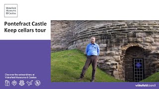 Pontefract Castle  A Tour of the Keep Cellar [upl. by Enale776]