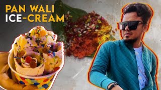 Pan Ice Cream Making  Street Food Pakistan  Talish Khan [upl. by Ecitnerp]