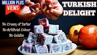 How to Make Authentic Turkish Delight at Home  Lokum RecipeStepByStep Tutorial [upl. by Bobbie]