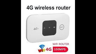 MF800 2 4G WiFi Router Portable 4G LTE Modem Router with SIM Card Slot Mini WiFi Mobile Hotspot [upl. by Ly]