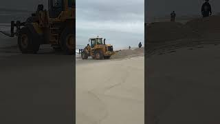 Dead humpback whale towed out of surf in New Jersey [upl. by Nilyram]