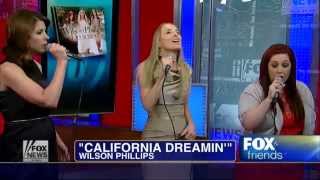 Wilson Phillips performs quotCalifornia Dreamingquot on FOX amp friends [upl. by Nahpos237]