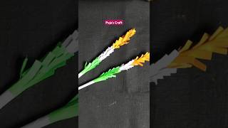 Tricolour craft independenceday craftvidio diy youtubeshorts viralvideo viralshorts [upl. by Arol772]