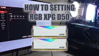 TUTORIAL SETTING RGB DI RAM XPG D50 [upl. by Ecirted744]