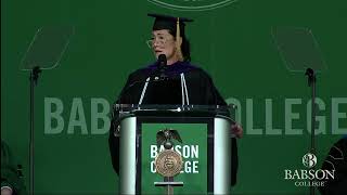 Joanna Berwind at Babson College 2022 Commencement [upl. by Hetti296]