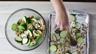 Prep Dish Salmon Zucchini and Mushrooms meal prep [upl. by Mandie]