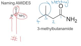 Naming AMIDES for A level Chemistry [upl. by Azil]