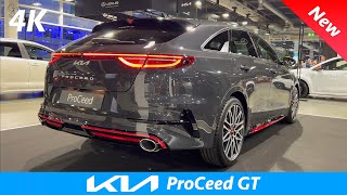 KIA ProCeed GT 2022  First FULL Review in 4K  Exterior  Interior 16 TGDi 204 HP Price [upl. by Lihcox]