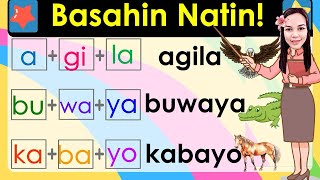 Pagbasa ng mga salitang may 3 pantig  Pagsanay sa pagbasa  Teacher April [upl. by Noirad]