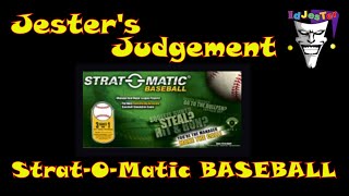 Jesters Judgement STRATOMATIC BASEBALL Does it Skrikeout or Blut For a Hit [upl. by Brote]