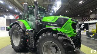 LAMMA Show 2024  DeutzFahr 8280 TTV Agrotron 61 Litre 6Cyl Twin Turbo Diesel Tractor 287 HP [upl. by Gruver853]