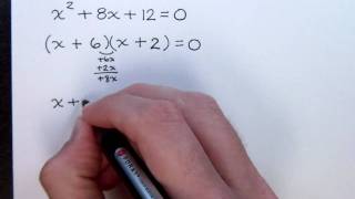 Solving Quadratic Equations by Factoring  1 [upl. by Abbot589]