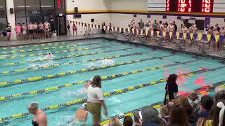 400 Medley Relay UWEC vs UWSP 2024 [upl. by Justus]