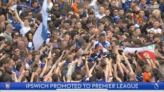 Ipswich Town Fans INSANE CELEBRATIONS after getting Promoted to Premier League [upl. by Friedman]