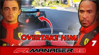 LECLERC STRUGGLING F1 Manager 23  Lewis to Ferrari 7  Monaco GP [upl. by Berardo922]