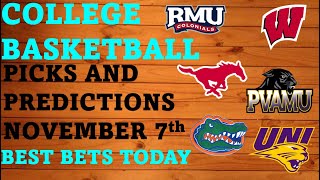 College Basketball Picks and Predictions November 7th Best Bets [upl. by Torp]