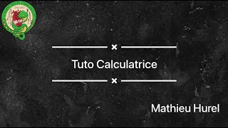 Biostatistiques Tuto calculatrice [upl. by Gnas679]