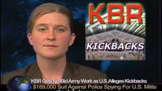 KBR Gets NoBid Army Work as US Alleges Kickbacks [upl. by Nnhoj213]