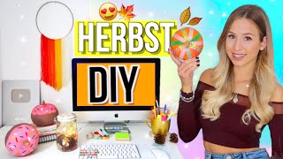 DIY HERBST DEKORATION 2018🍁🍂 Zimmer herbstlich dekorieren 🤩 Herbst Deko selber machen [upl. by Arutnev]