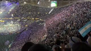 “La Cumbia De Los Trapos”  Argentina vs France  2022 FIFA World Cup Final  Lusail Stadium  Qatar [upl. by Schulman]