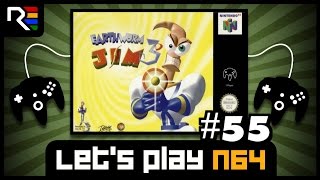 Lets Play N64 55  Earthworm Jim 3D [upl. by Aelaza879]