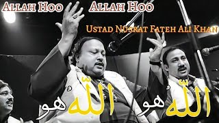 Allah Hoo Allah Hoo  Nusrat Fateh Ali Khan  Beautiful Qawwali  Official Complete Version [upl. by Dorcy262]