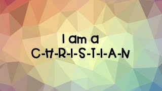 I am a C  Lyrics Video [upl. by Pacificia116]