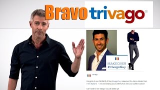 Bravo Trivago  Alpha M Interviews The Trivago Guy [upl. by Atirb]