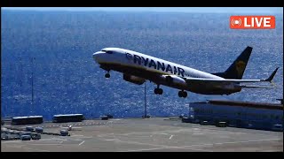 Madeira Airport Live Action LPMA Spotter ✈️ 13112024 [upl. by Tyrrell]