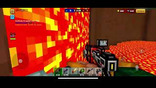 Pixel gun 3D two castles tournament again super weird glitch [upl. by Tennaj]