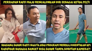 PERSIAPAN MAJU CALONKAN DIRI SBG KETUA PELTI RAFFI TERIMA TANTANGAN MANTAN KASAD OLHRAGA SMP SAHUR [upl. by Ytsur]