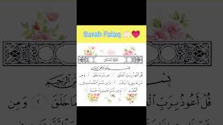 Surah Falaq beautiful quran recitation ❤️tilawat islamicstatus islamicshorts deensurahalbaqarah [upl. by Nosmas296]