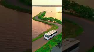 KSRTC  Kidangara  Veliyanad  Kuttanad  Scenic Routes  Aanavandi Love [upl. by Cacilia]