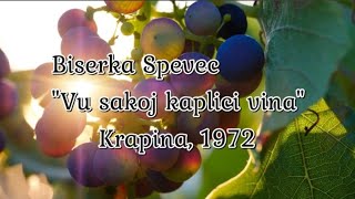 Biserka Spevec  VU SAKOJ KAPLICI VINA Krapina 1972 [upl. by Adnohsel]